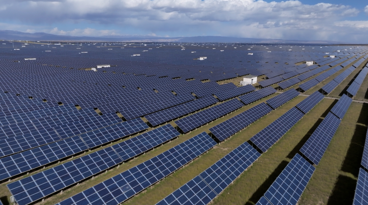 塔拉灘光伏產業園區。黃河公司供圖