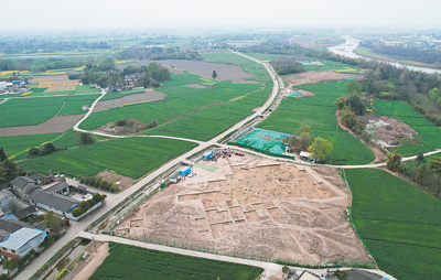 圖為三星堆遺址發掘區。   四川省文物考古研究院供圖（新華社發）