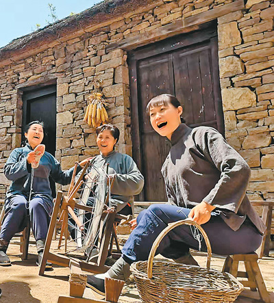  紅嫂家鄉旅游區內的紅色沉浸式小院項目。 紅嫂家鄉旅游區供圖