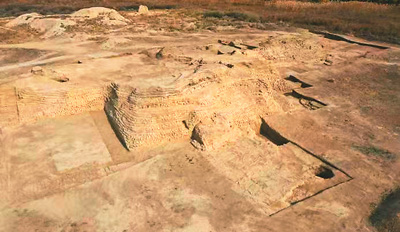 北庭故城2號遺址   北庭故城考古隊供圖