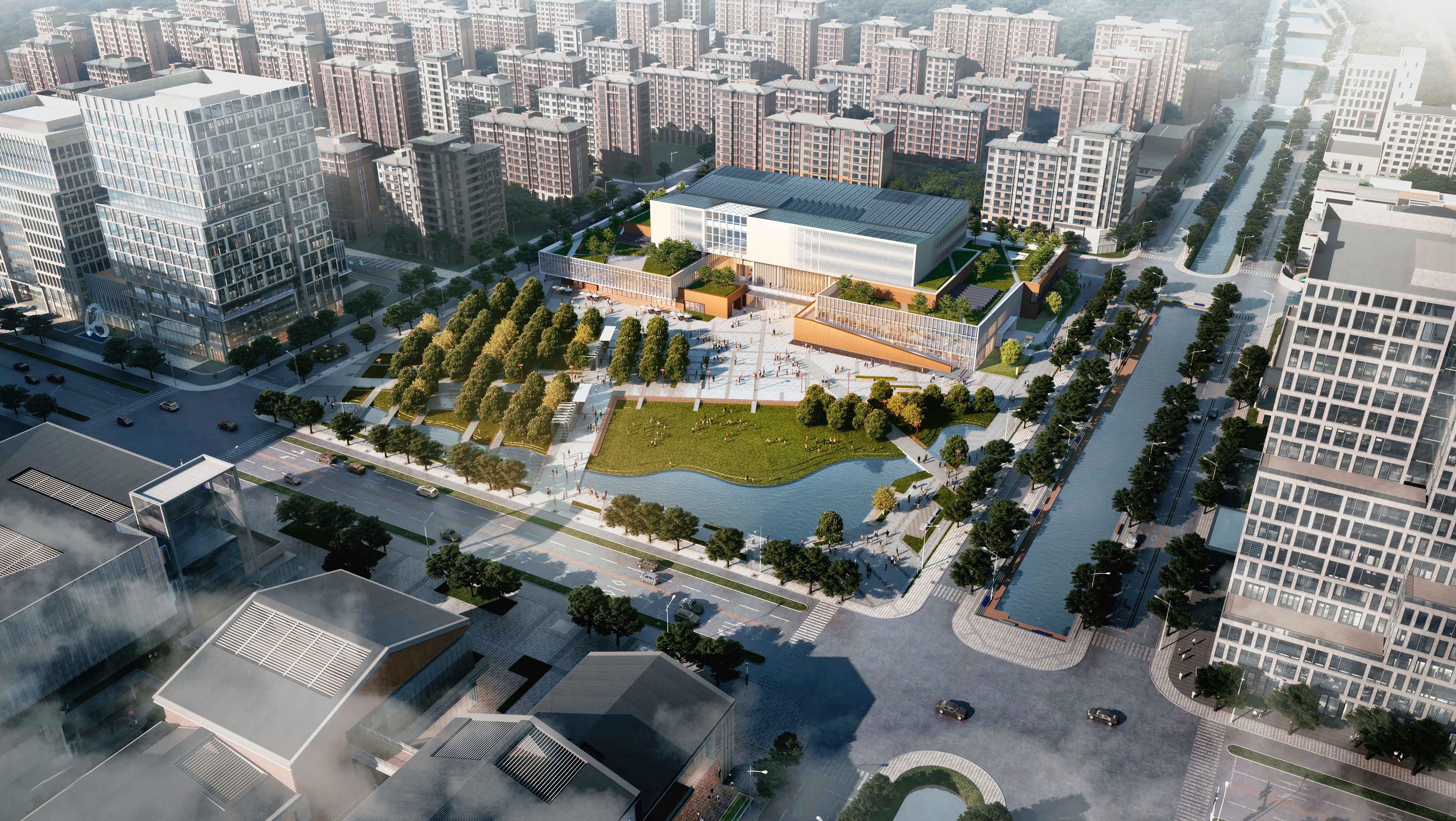 “碳中和廣場”效果圖。企業方供圖