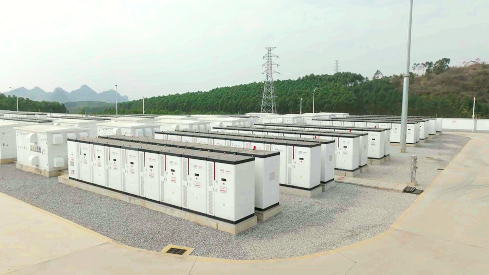 圖為中原集中儲能站項目現場。受訪者供圖