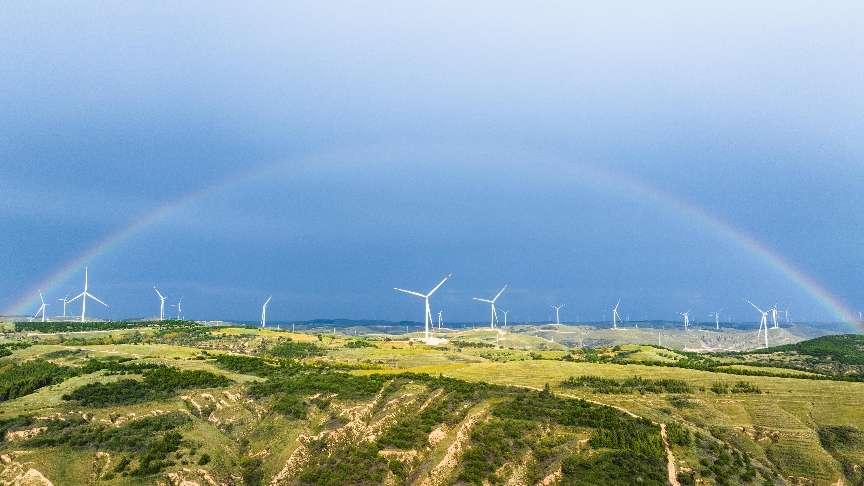 新能源風光項目。受訪者供圖