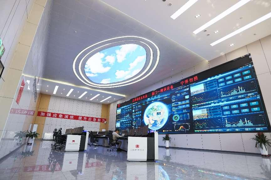 中央智慧控制中心。受訪者供圖