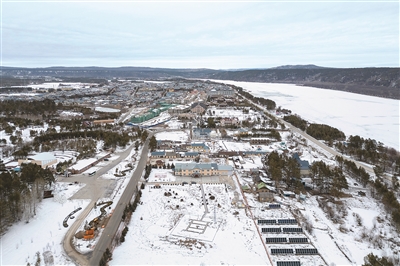  位于黑龍江省漠河市的中國最北氣象站——北極村國家基本氣象站全貌。新華社記者 張 濤攝