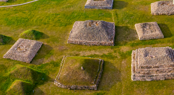高句麗墓葬群(圖片來源:新華網)