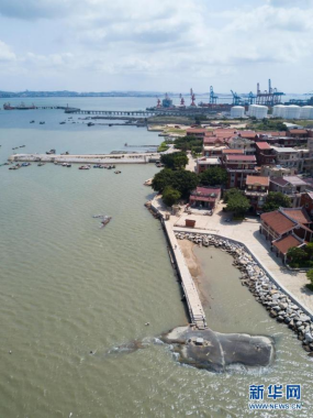 泉州石獅市的石湖碼頭古渡口(新華社記者 宋為偉 攝)