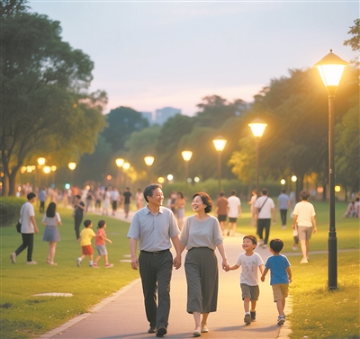 好的城市設計真的能“平等”地讓人動起來。圖片來源：AI生成