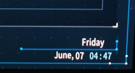 2024年6月7日凌晨4時47分，中國科學院空間應用工程與技術中心有效載荷運控大廳休息區屏幕。水生生態系統在軌任務結束前，科研人員凌晨仍然堅守在崗位上，站好最后一班崗。受訪者供圖