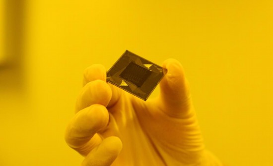 圖為“天目2號”超導量子芯片。（浙江大學供圖）